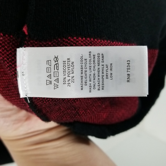 {Tommy Bahama} Buffalo Plaid Check Embellished Button Down Cardigan - Picture 15 of 15